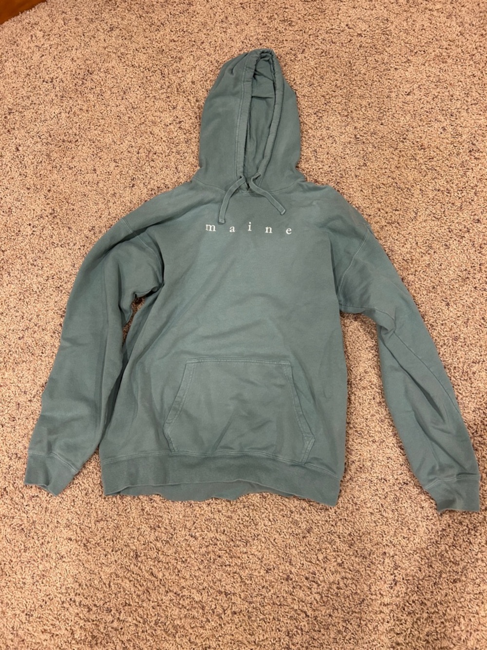 Maine Pullover Hoodie - Teal Green